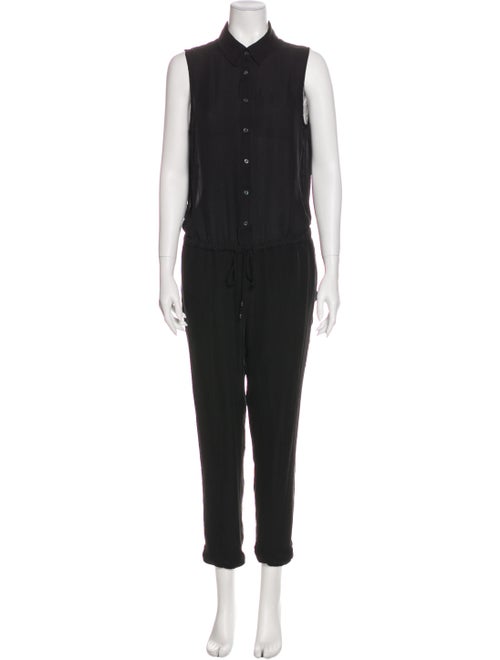 HHH by Haute Hippie Silk Jumpsuit Black