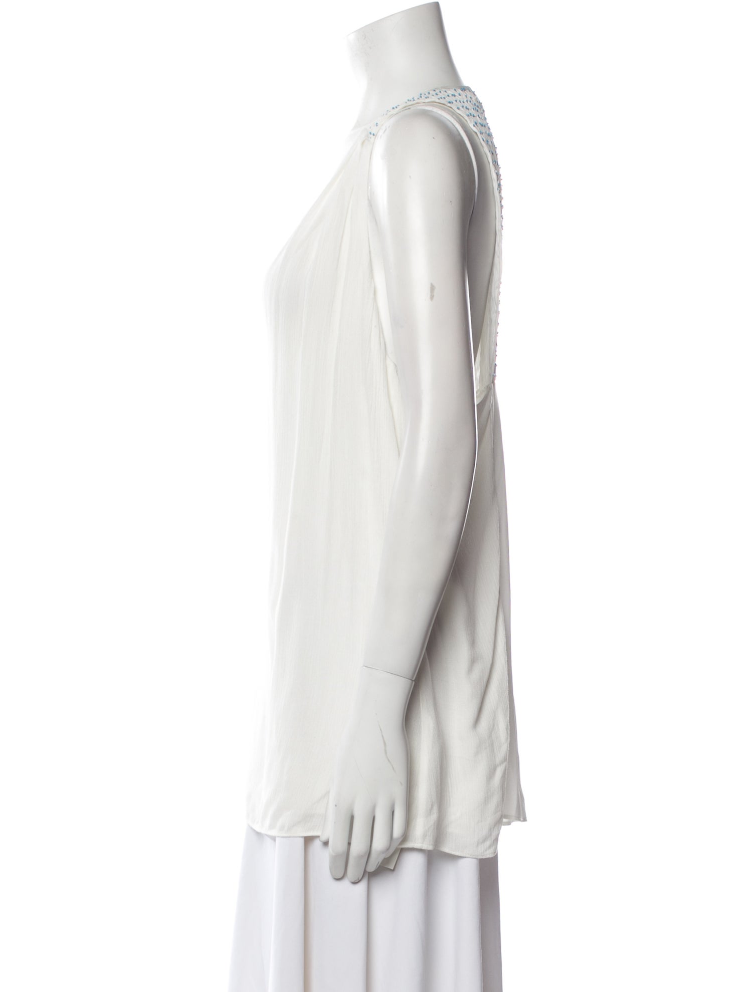 HHH by Haute Hippie V-Neck Sleeveless Tunic