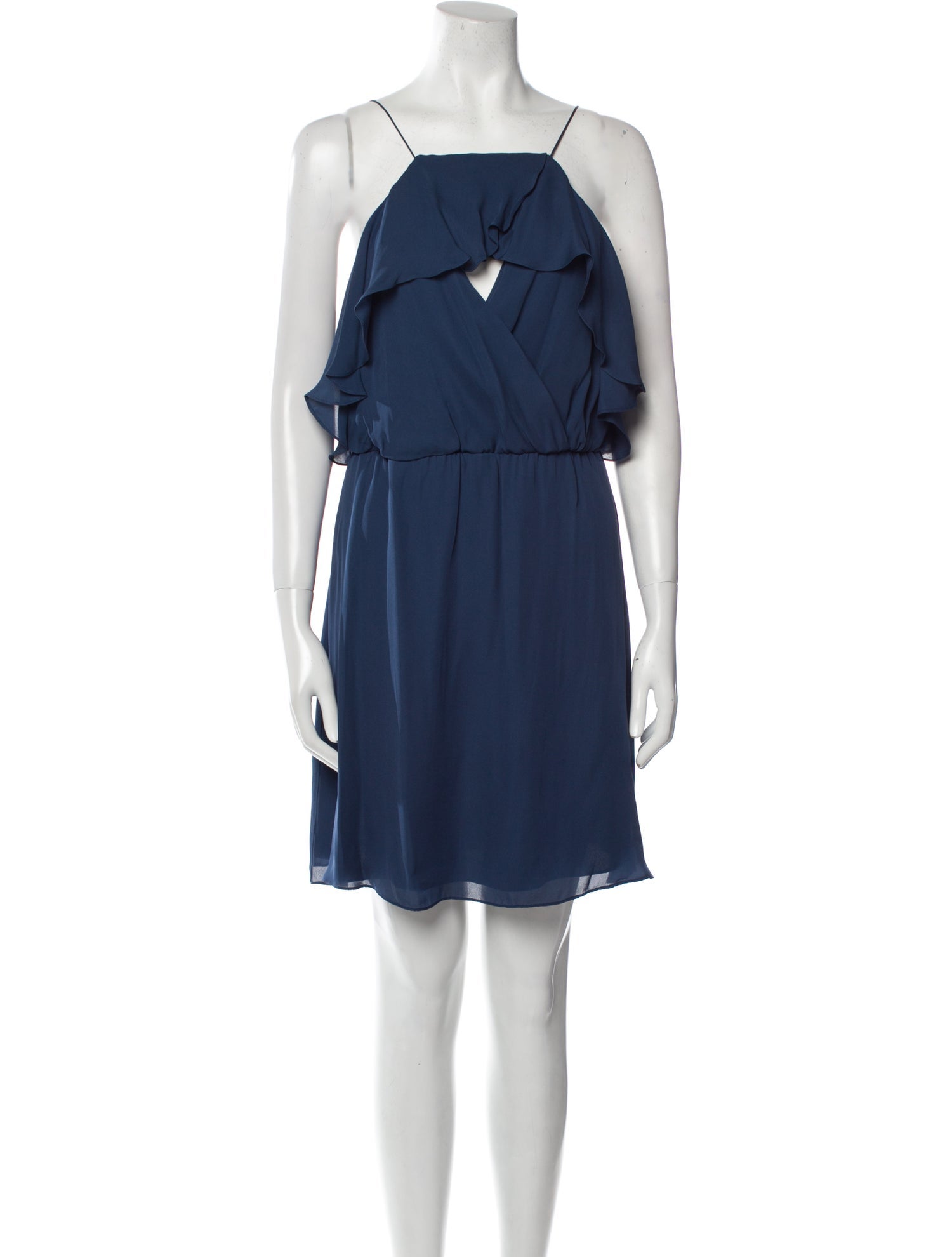 HHH by Haute Hippie Square Neckline Mini Dress