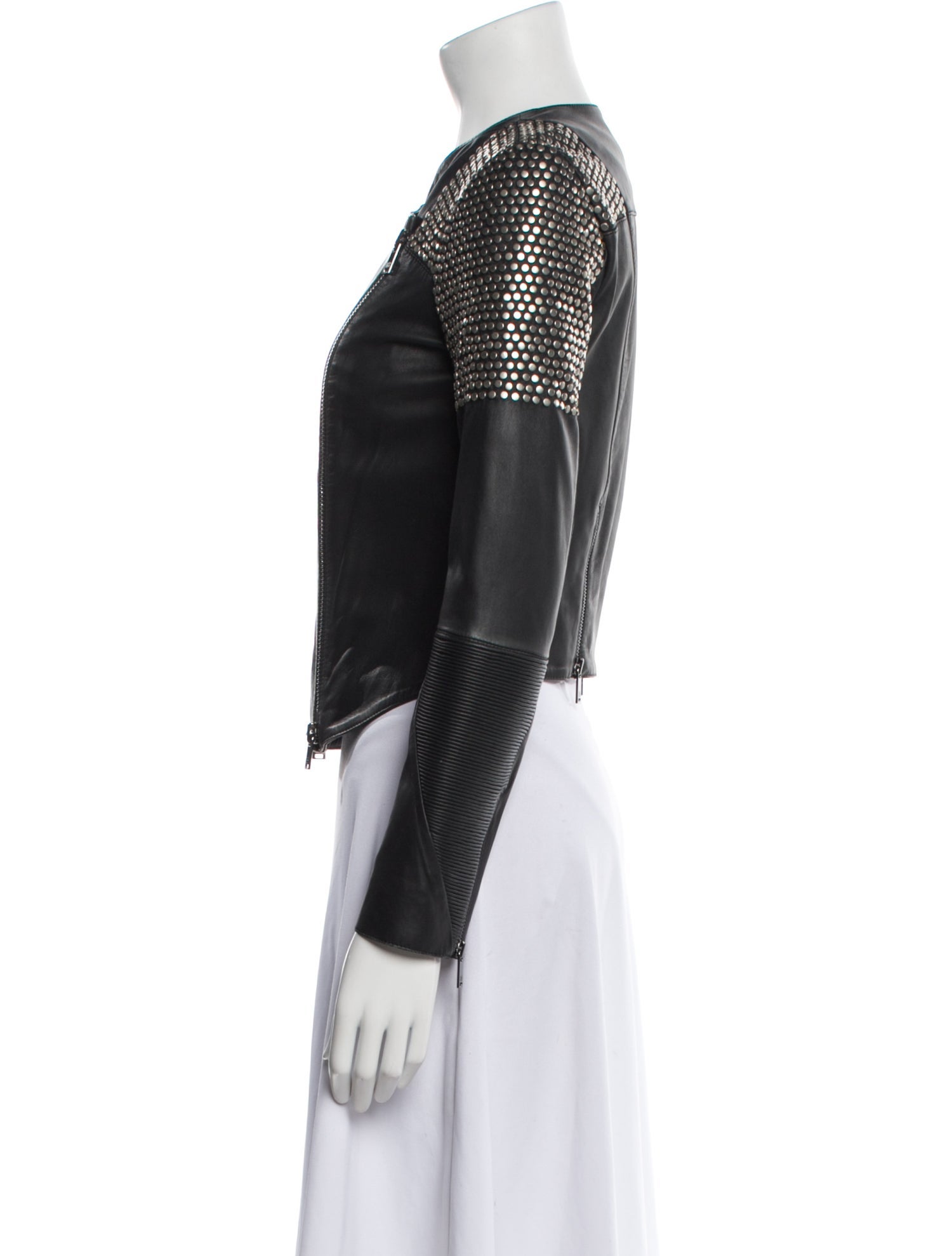 HHH by Haute Hippie Leather Biker Jacket
