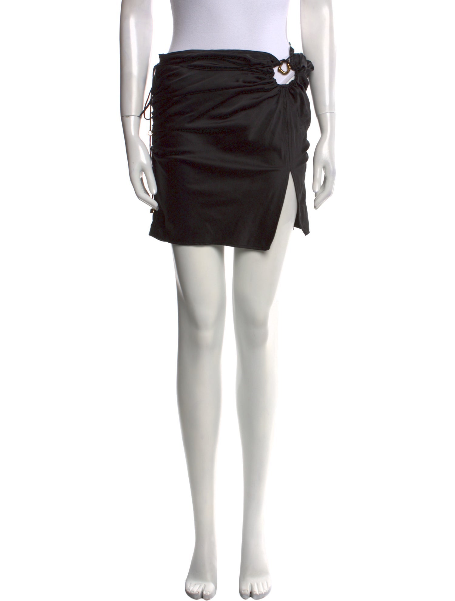 Hanwen Silk Mini Skirt