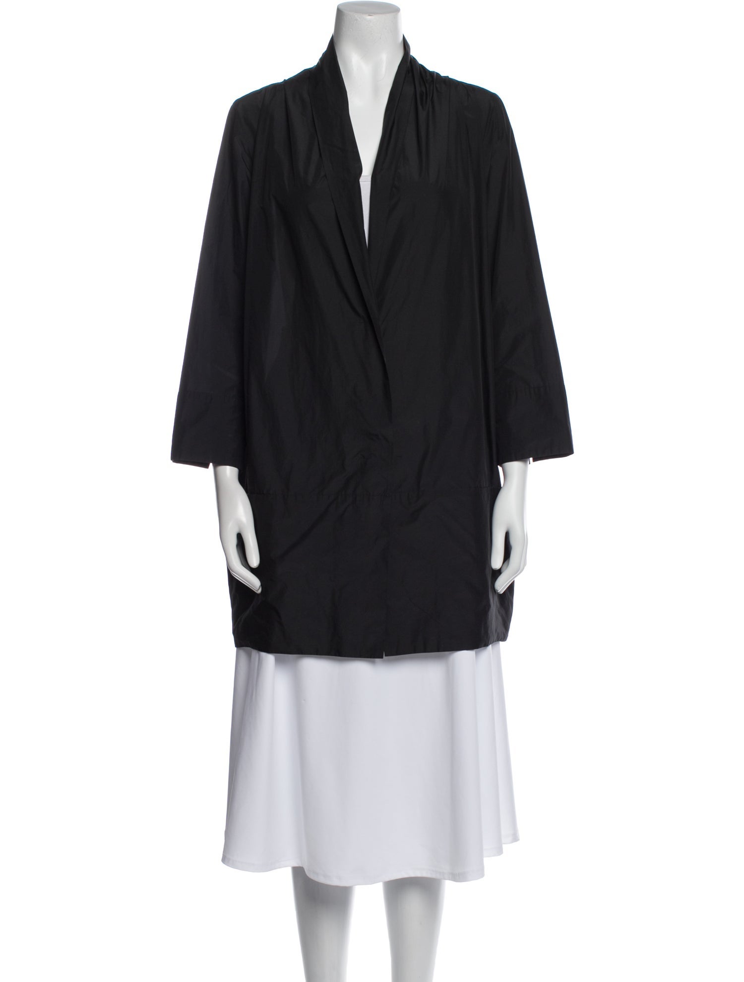 Heart HaaT by Issey Miyake V-Neck Three-Quarter Sleeve Tunic