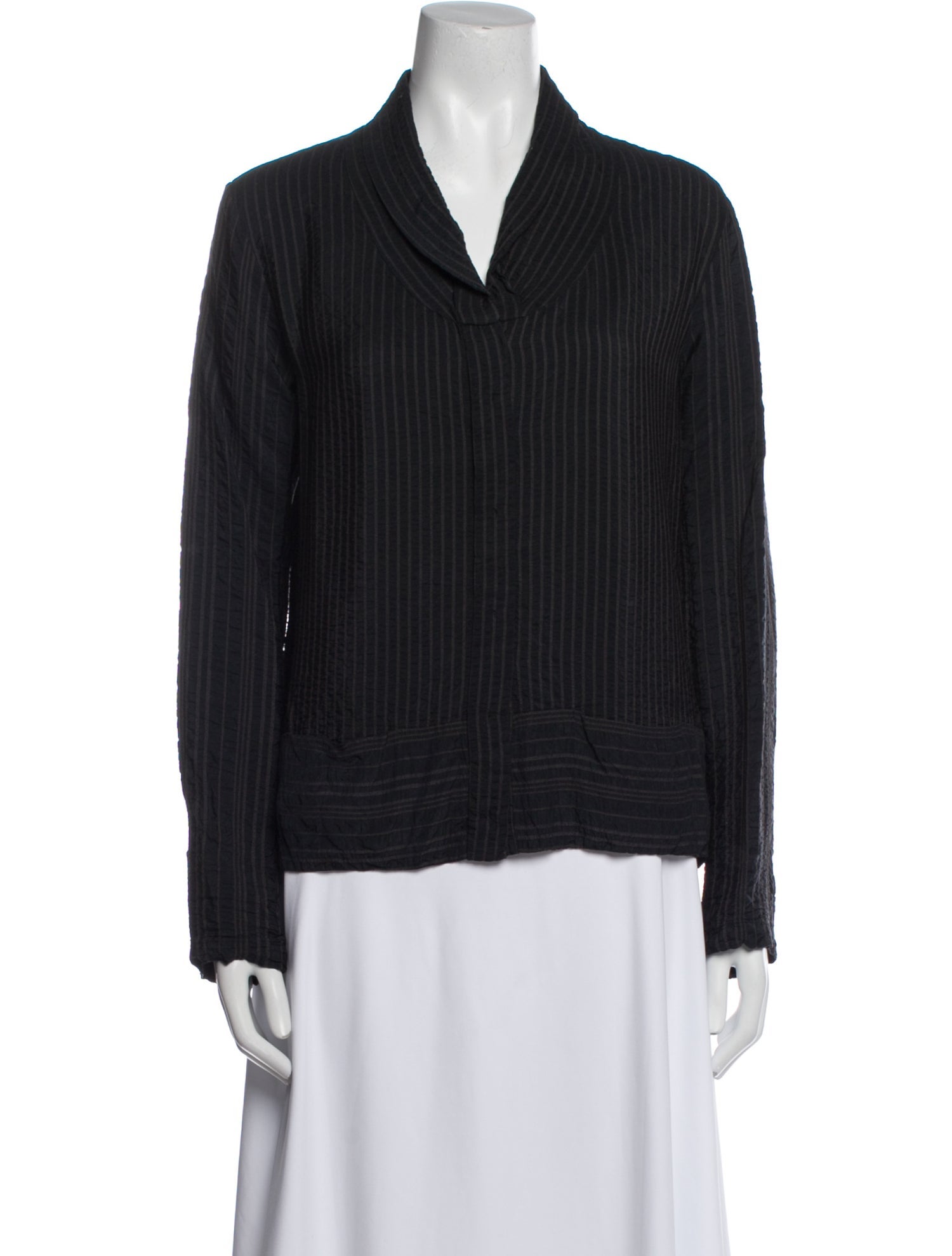 Heart HaaT by Issey Miyake Striped Blazer