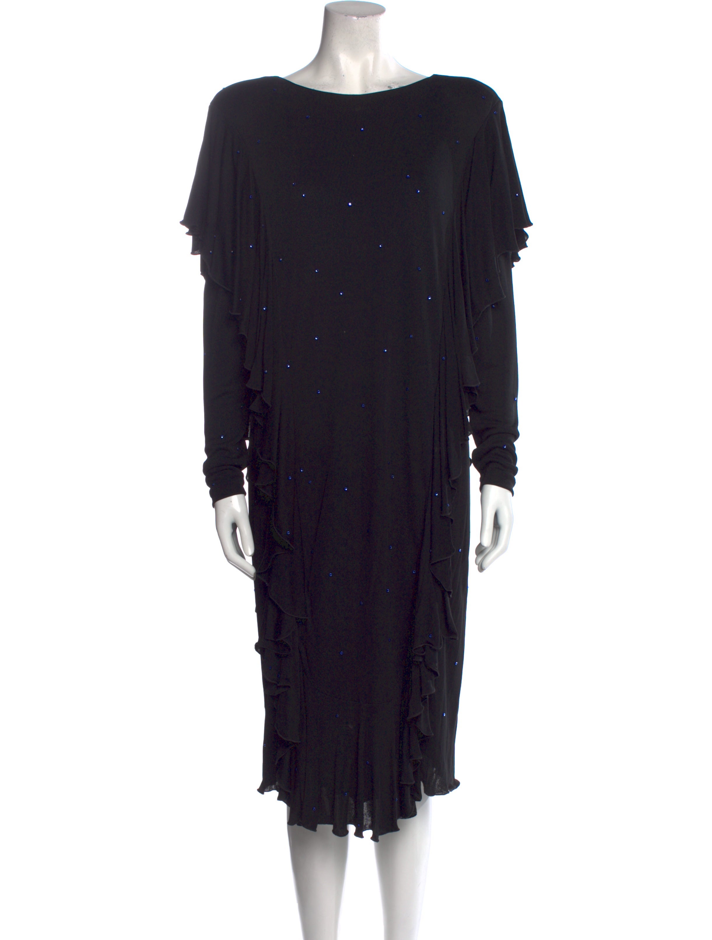 Holly Harp Vintage Midi Length Dress