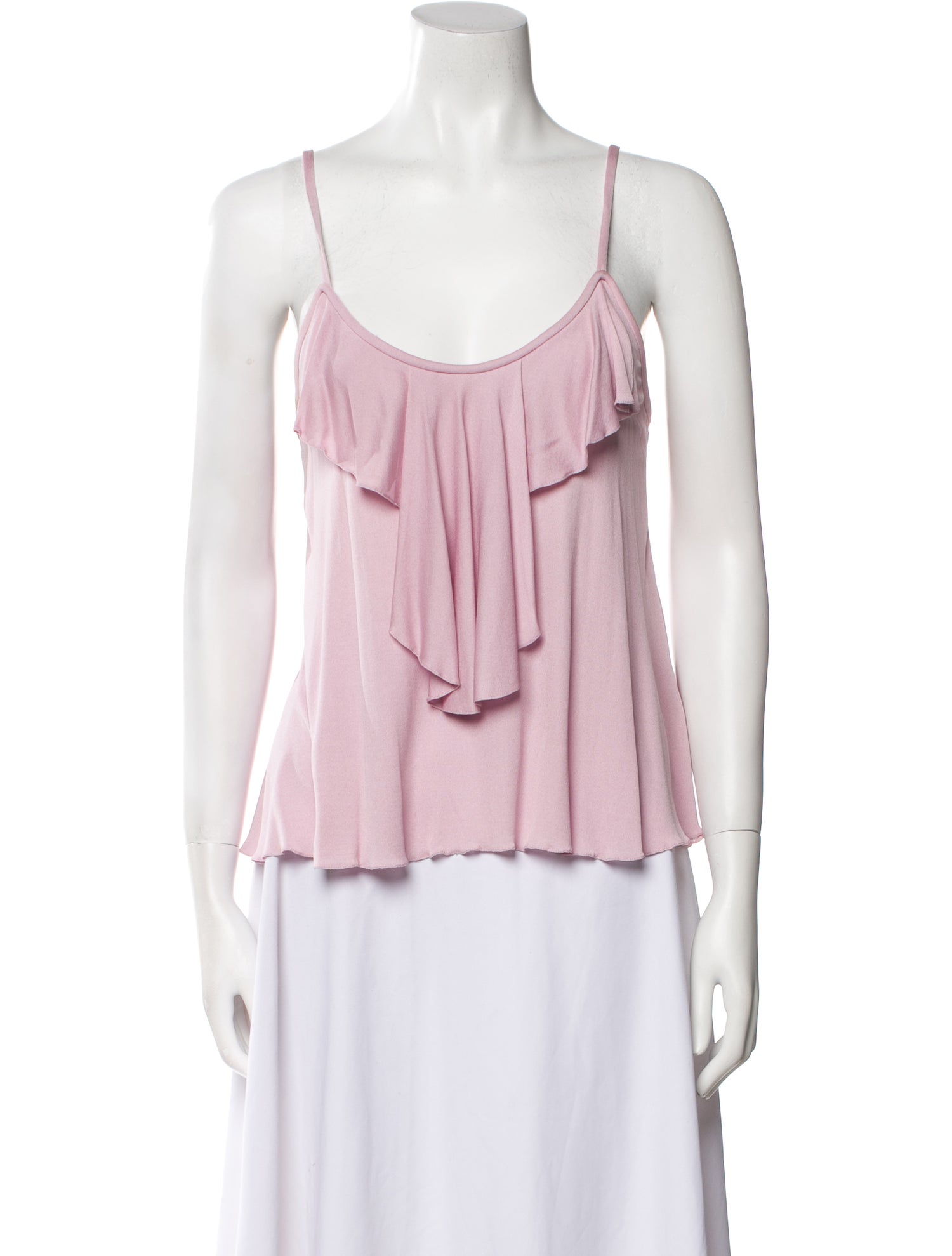 Holly Harp Scoop Neck Sleeveless Blouse