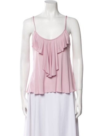 Holly Harp Scoop Neck Sleeveless Blouse