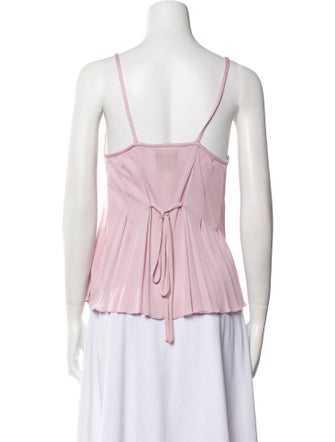 Holly Harp Scoop Neck Sleeveless Blouse