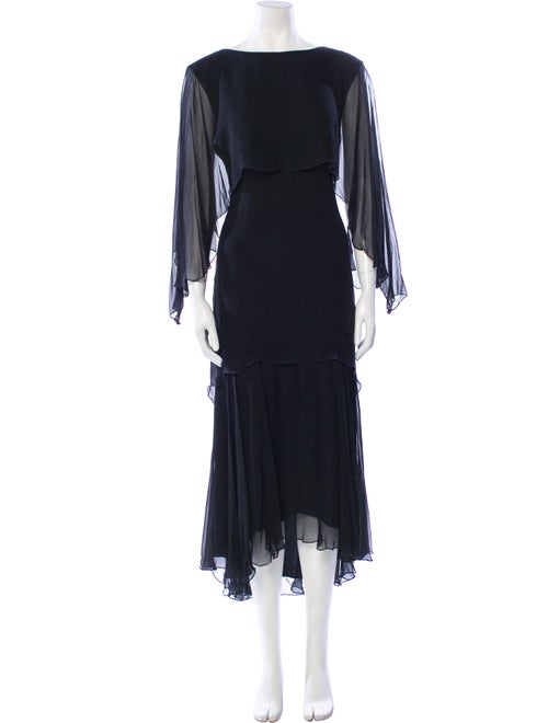 Holly Harp Silk Long Dress