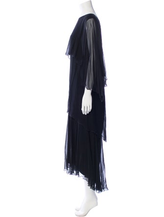 Holly Harp Silk Long Dress