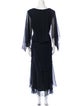 Holly Harp Silk Long Dress