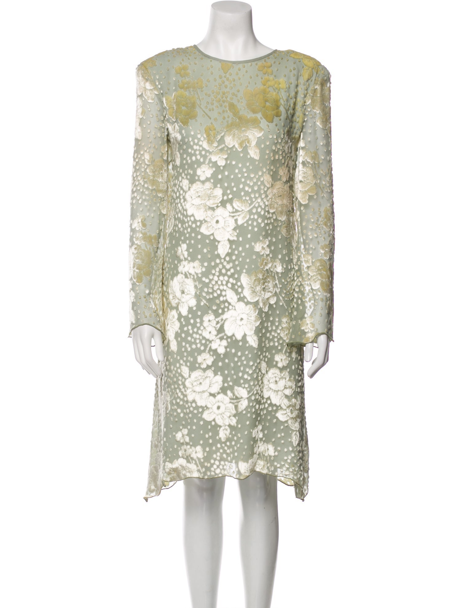 Holly Harp Floral Print Knee-Length Dress