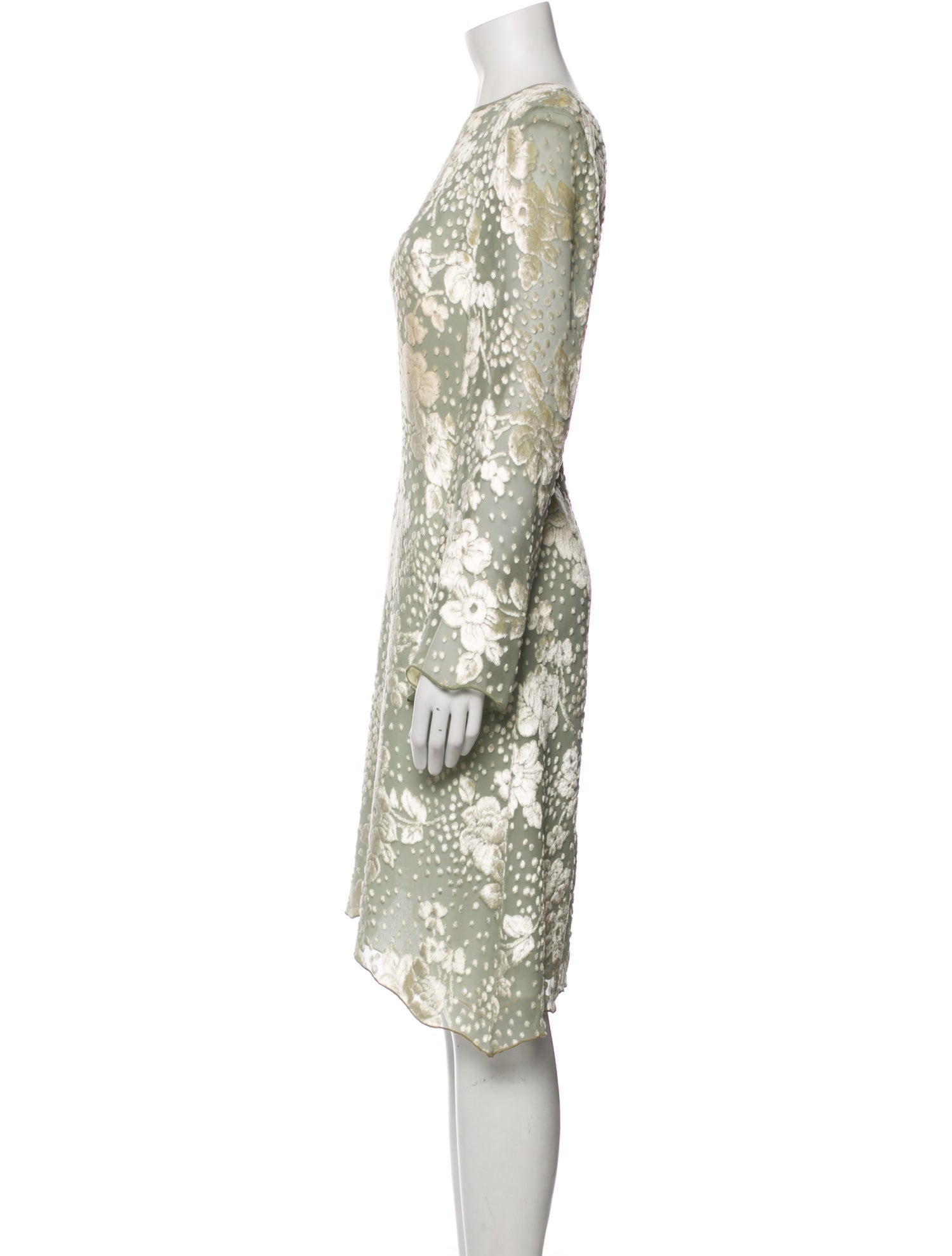 Holly Harp Floral Print Knee-Length Dress