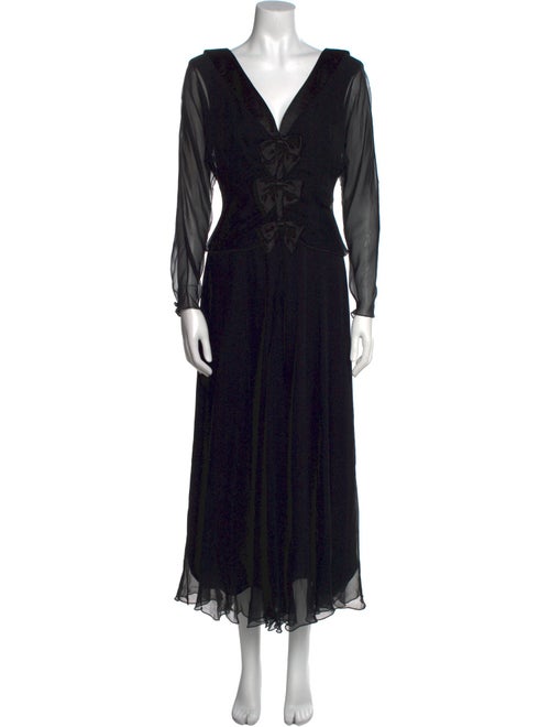 Holly Harp Silk Long Dress