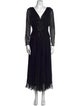 Holly Harp Silk Long Dress