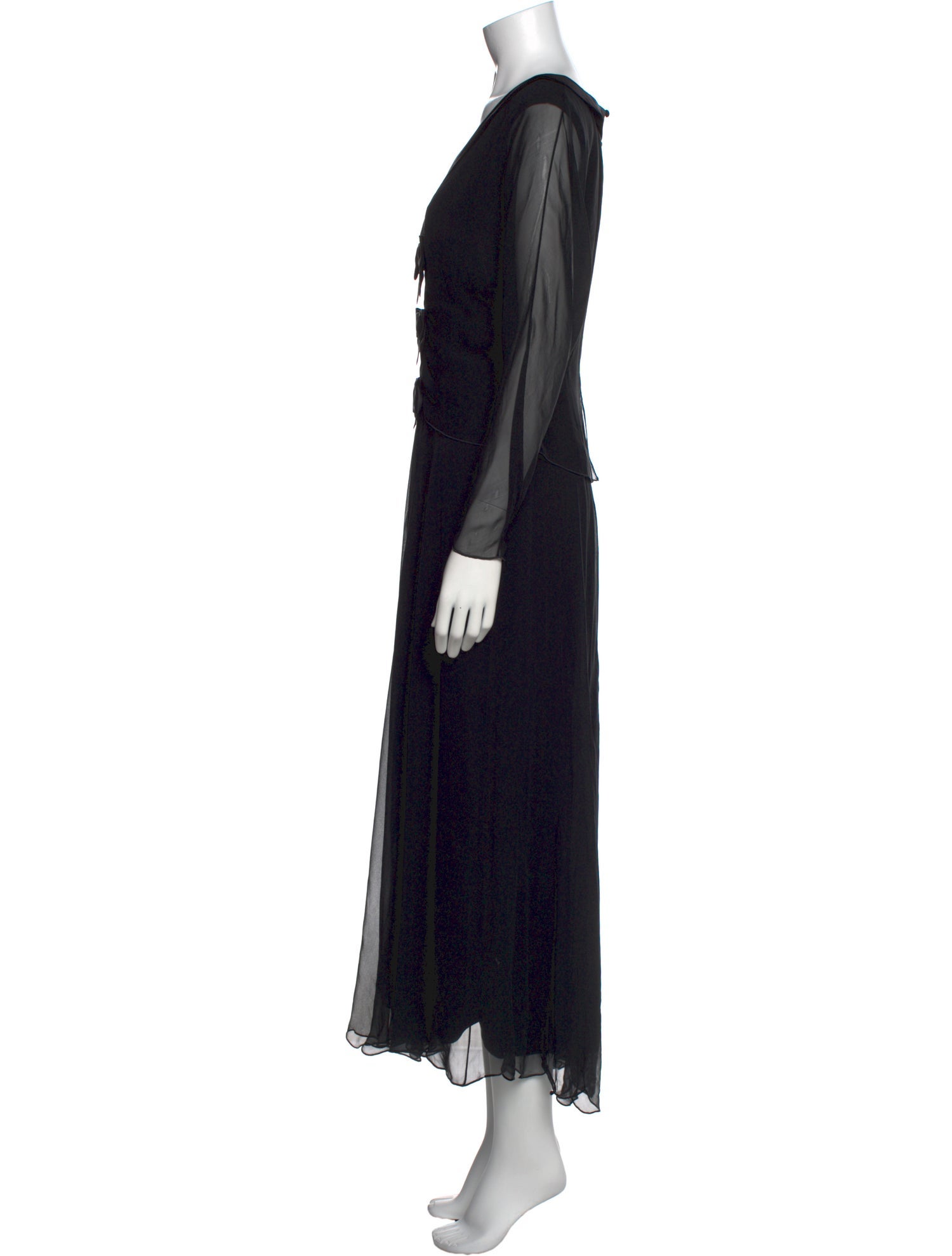 Holly Harp Silk Long Dress