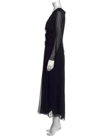 Holly Harp Silk Long Dress