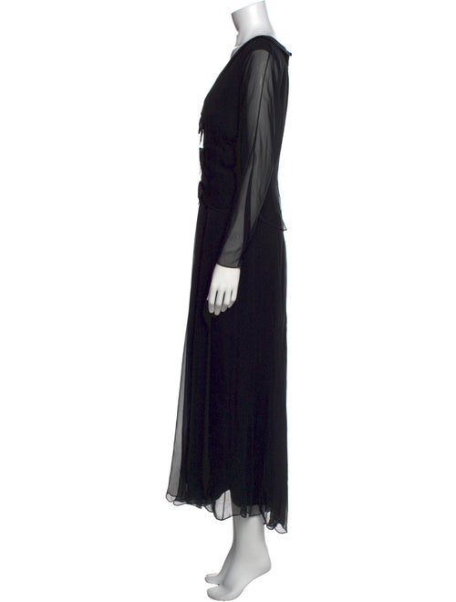 Holly Harp Silk Long Dress