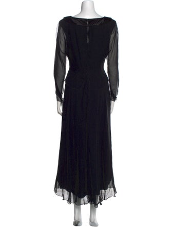Holly Harp Silk Long Dress