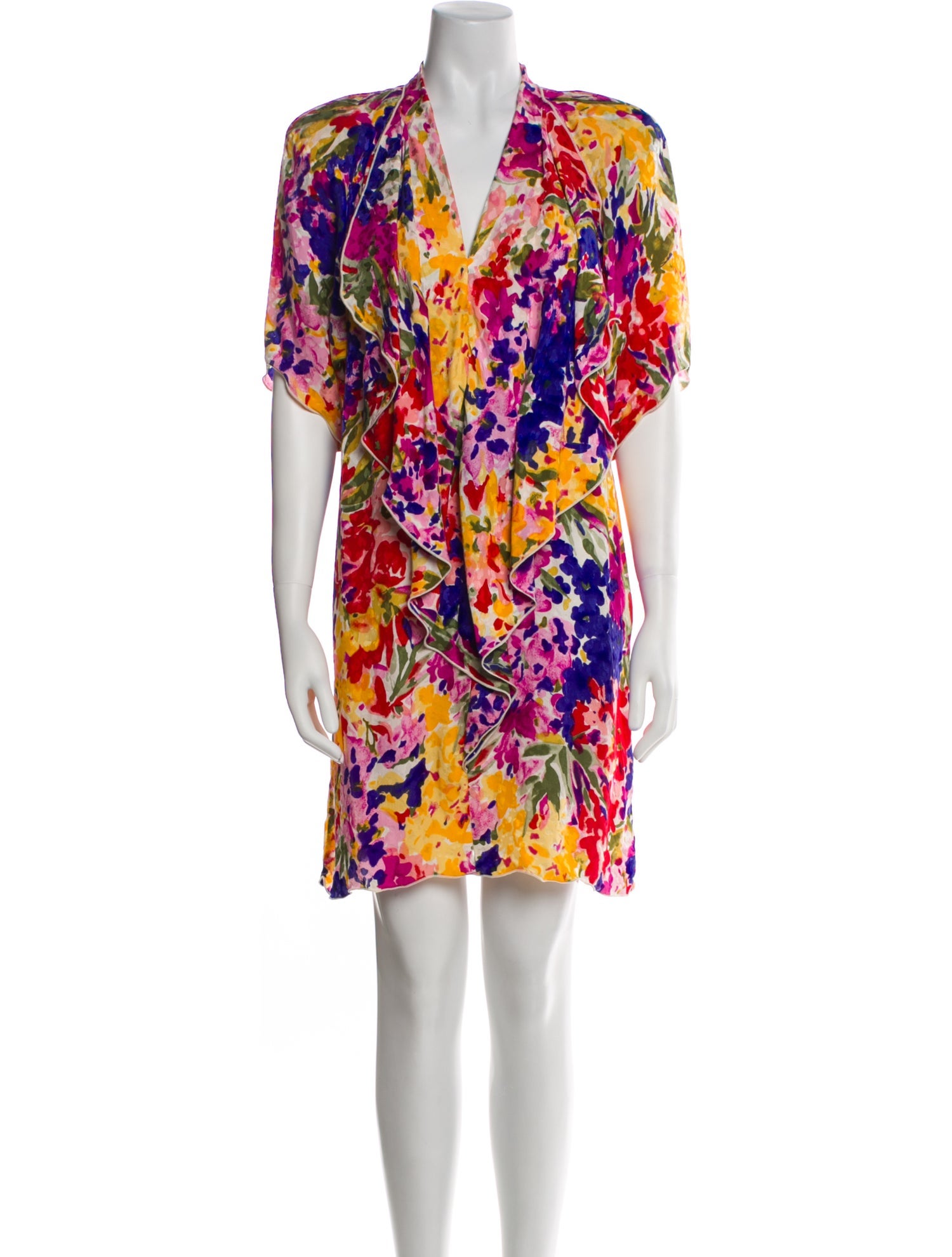 Holly Harp Silk Mini Dress