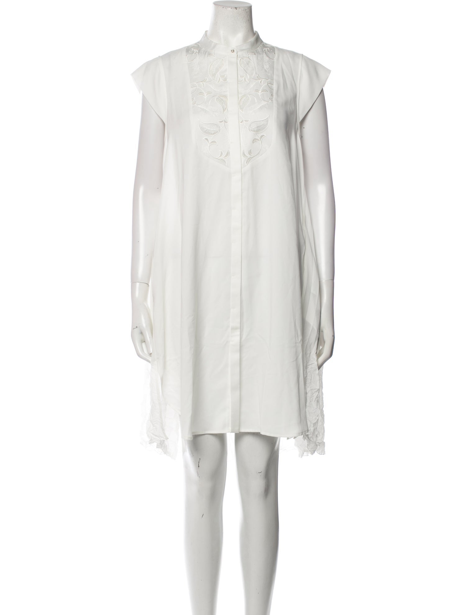 High Mock Neck Knee-Length Dress w/ Tags