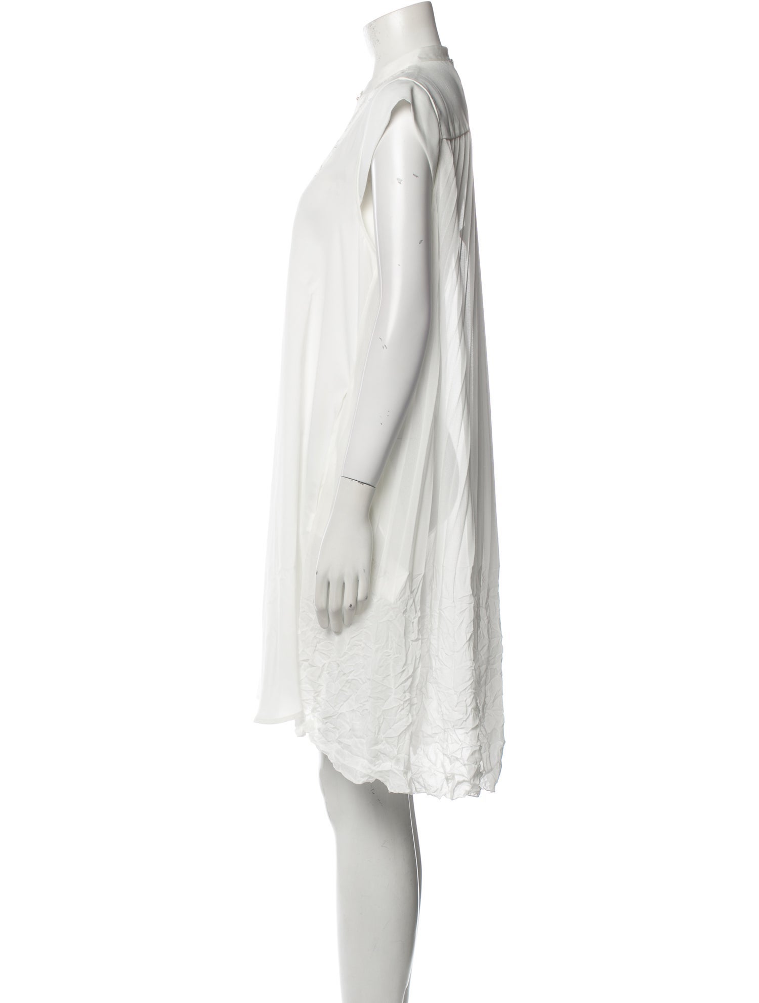 High Mock Neck Knee-Length Dress w/ Tags