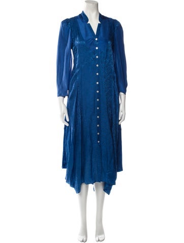 High Dresses V-Neck Long Dress M