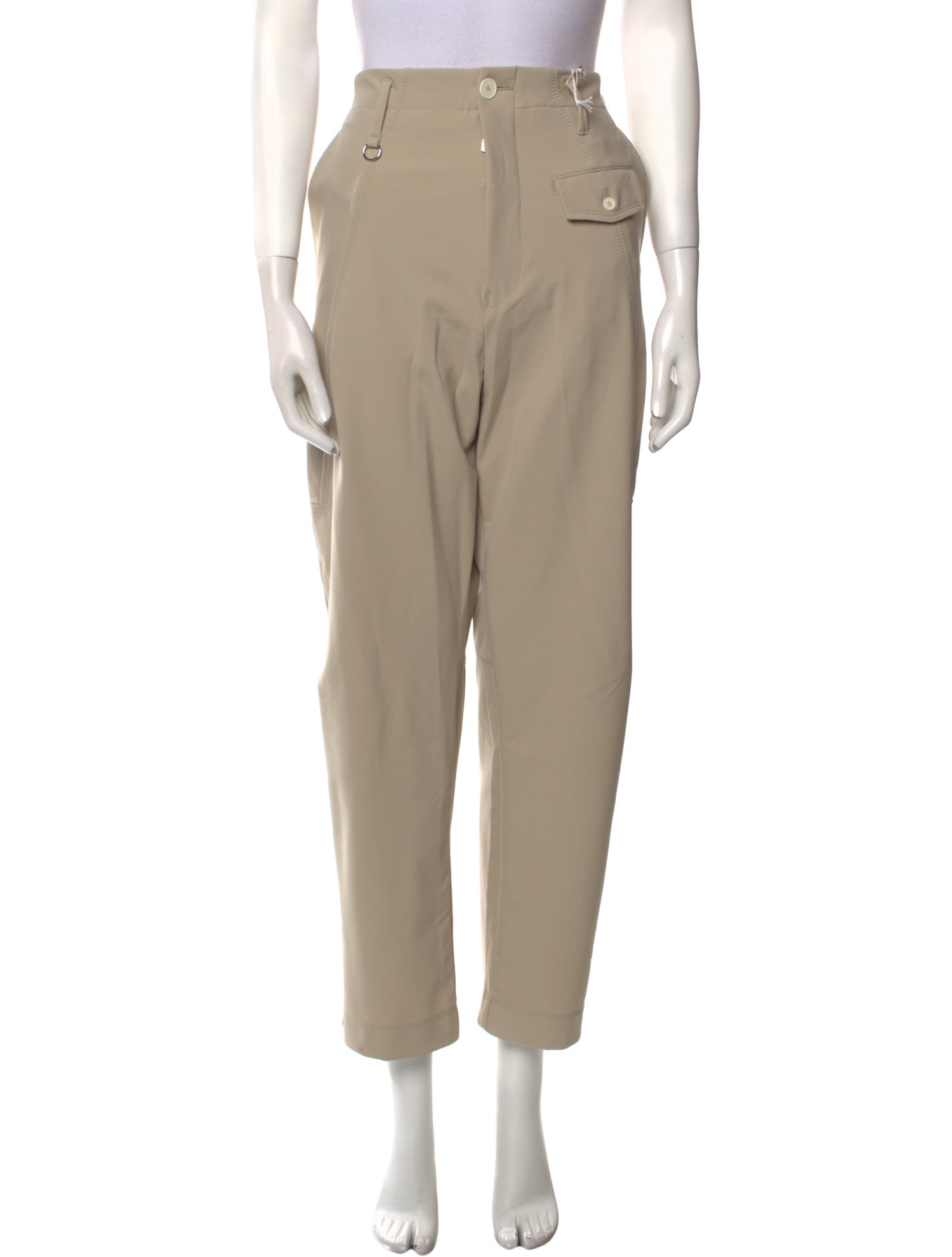 High Straight Leg Pants