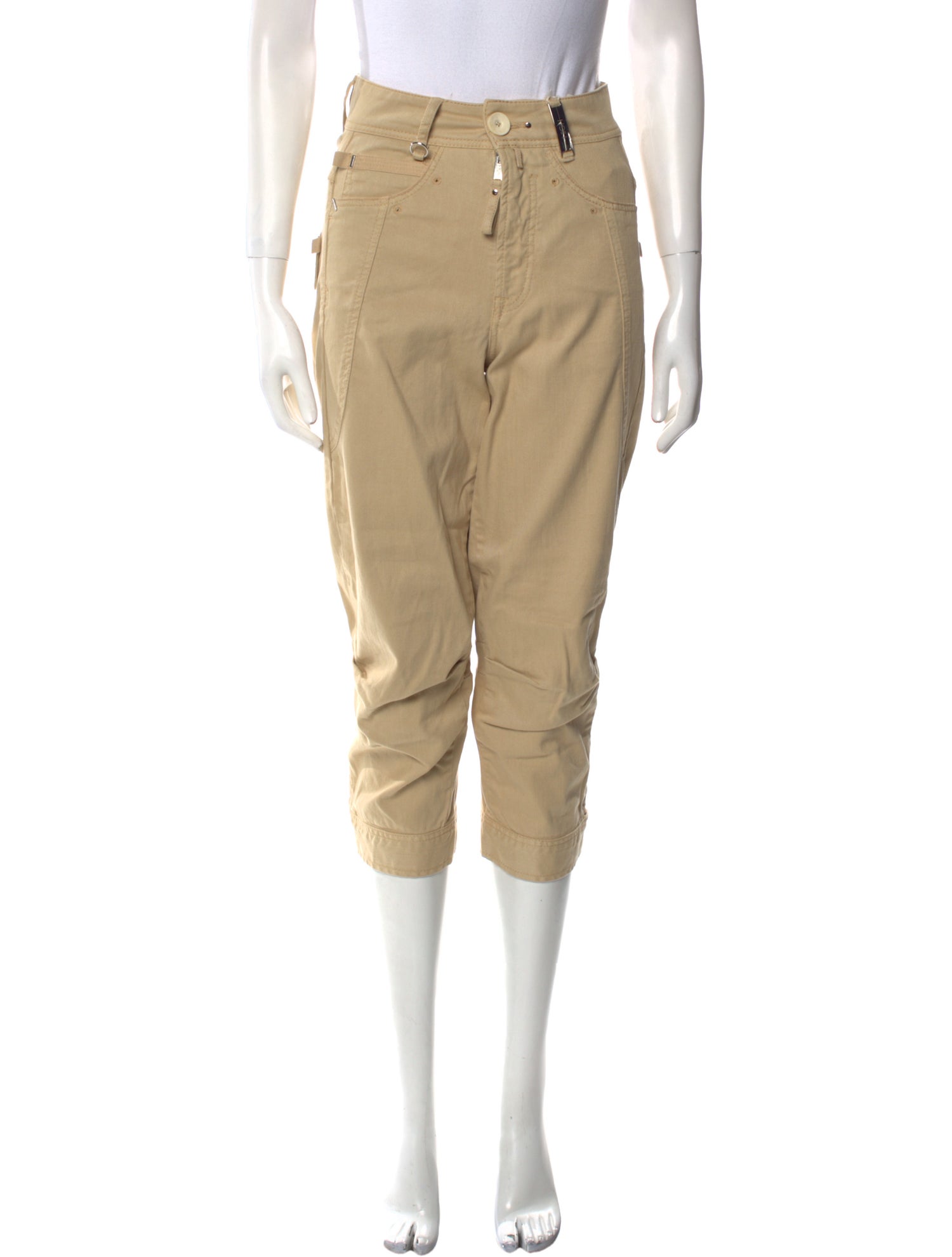 High Straight Leg Pants