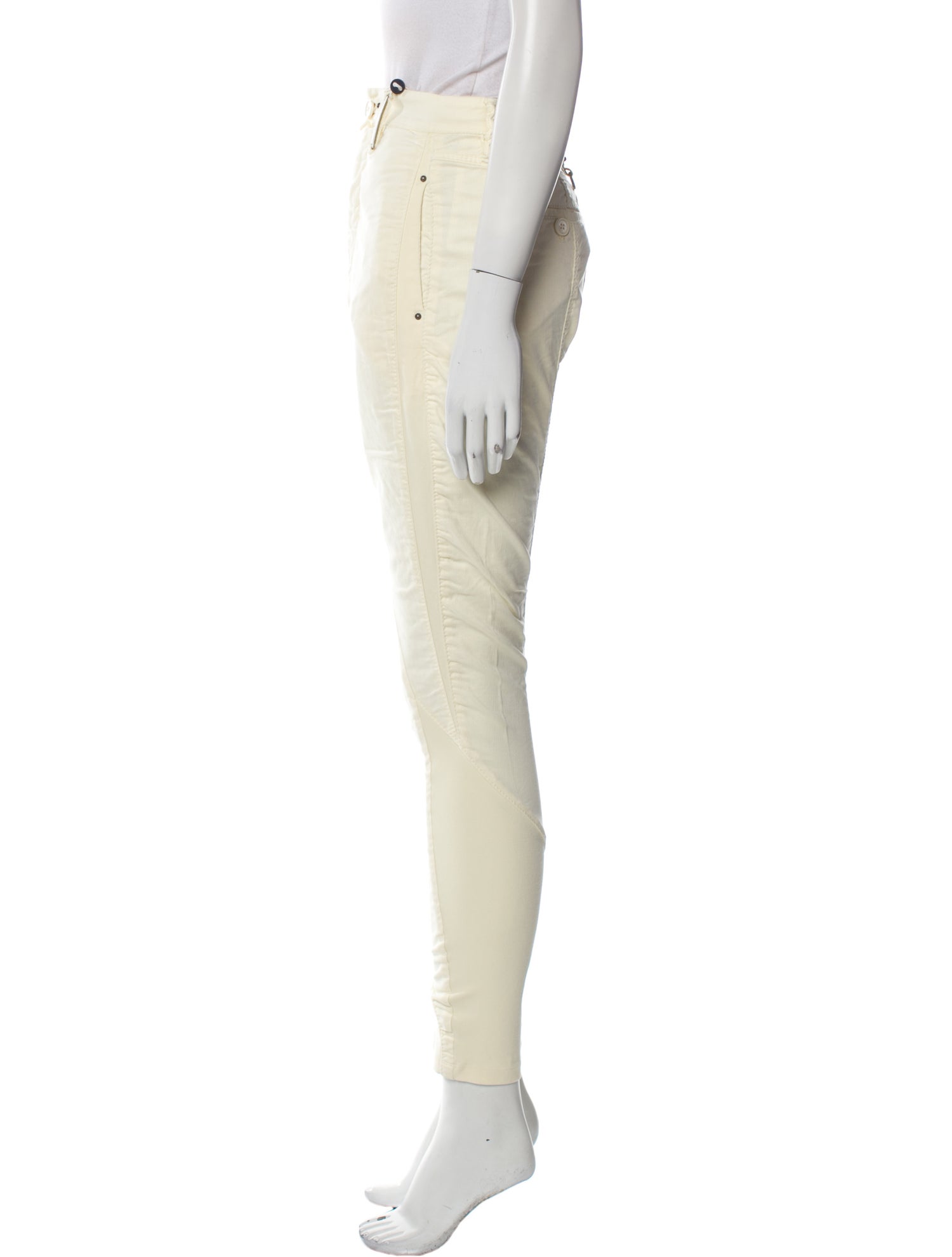 High Skinny Leg Pants