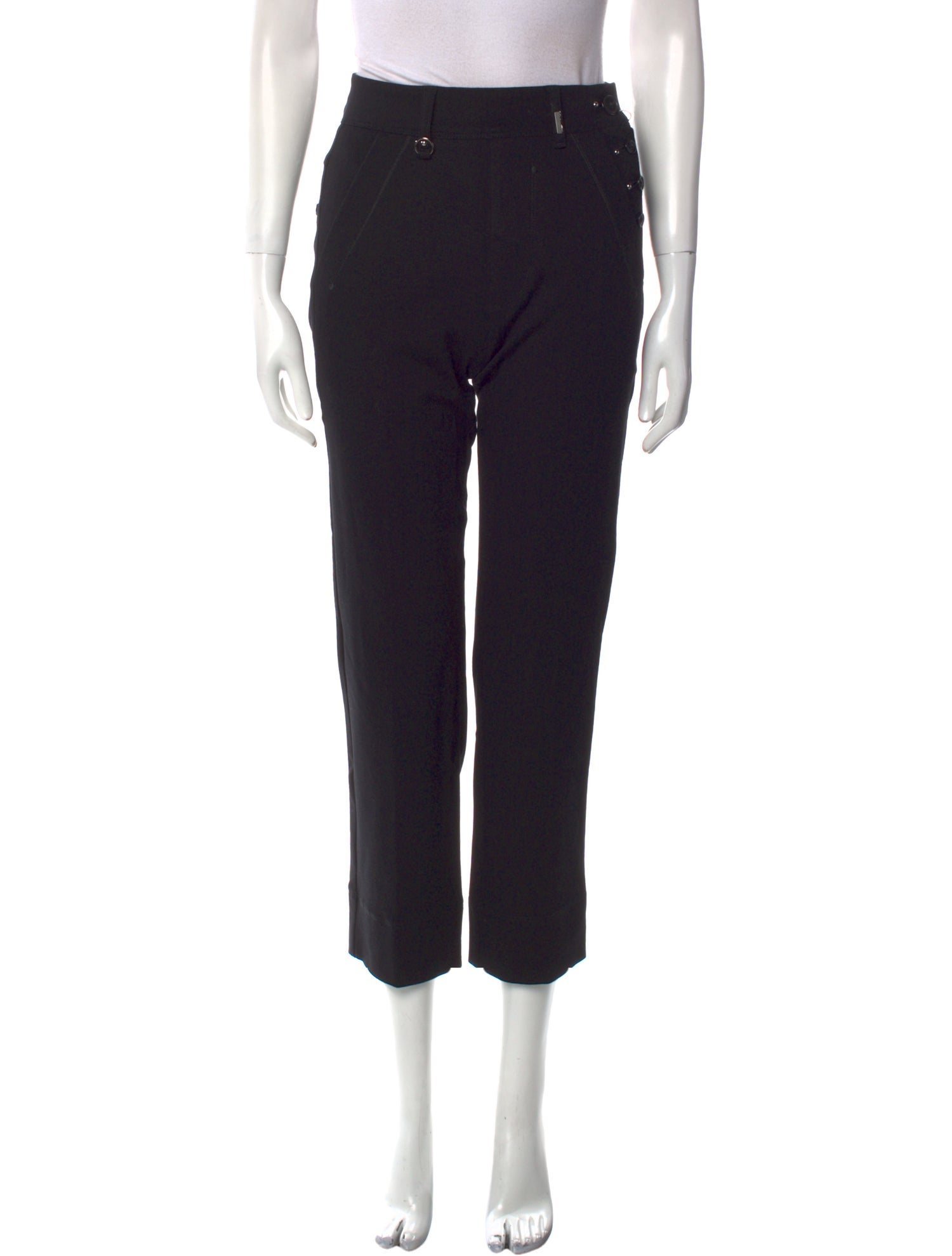 High Straight Leg Pants
