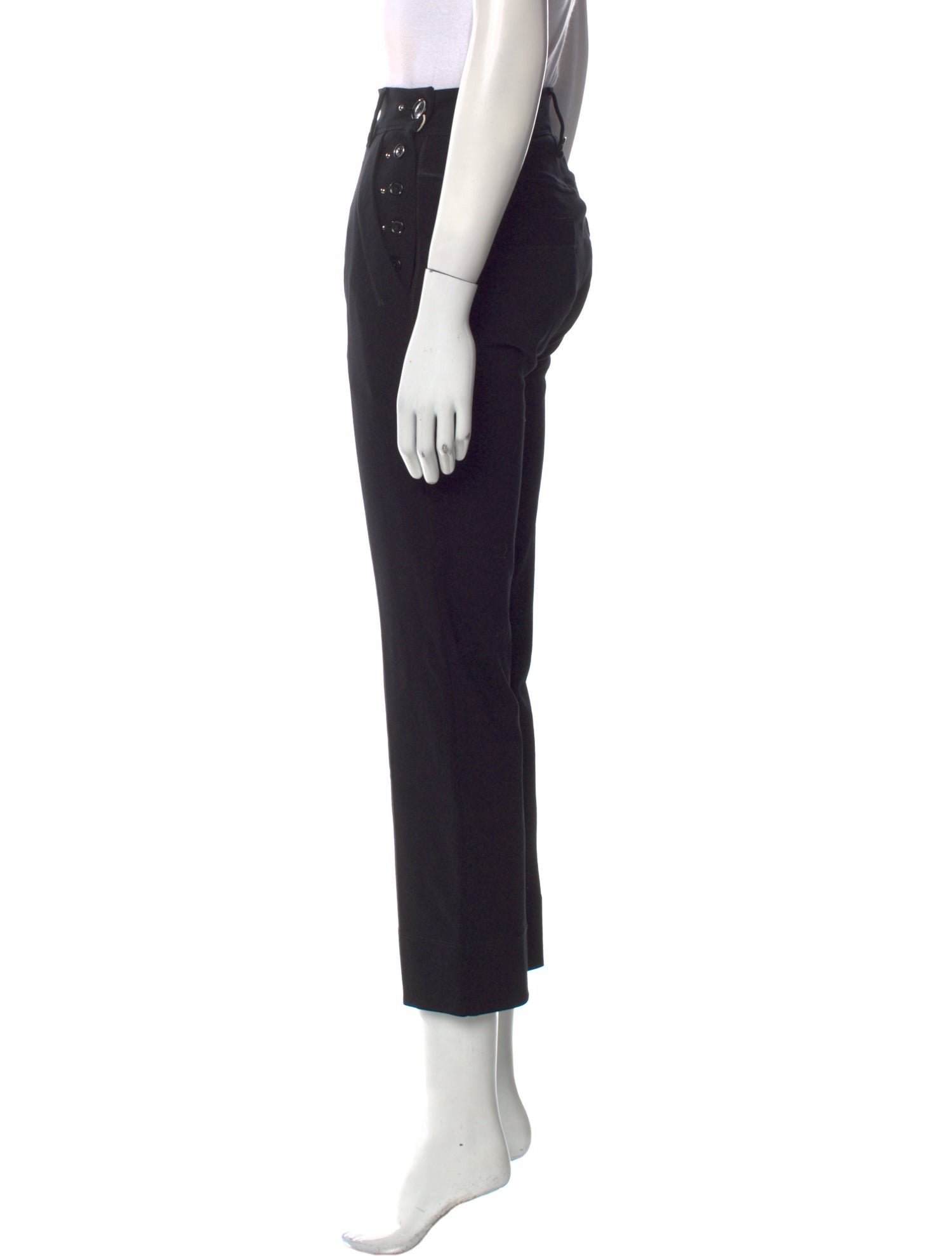 High Straight Leg Pants