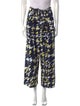 High Printed Wide Leg Pants