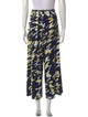 High Printed Wide Leg Pants