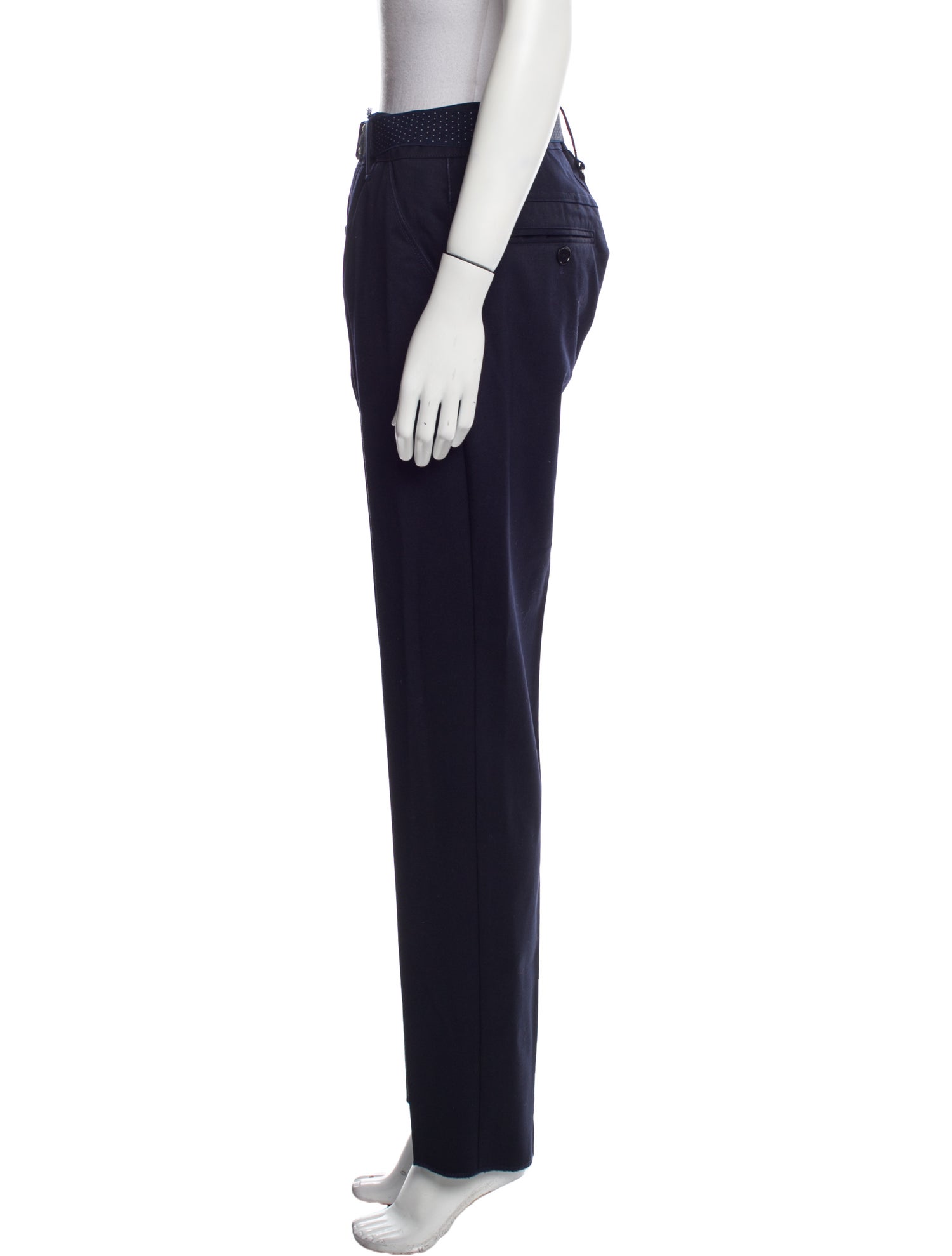 High Virgin Wool Straight Leg Pants w/ Tags