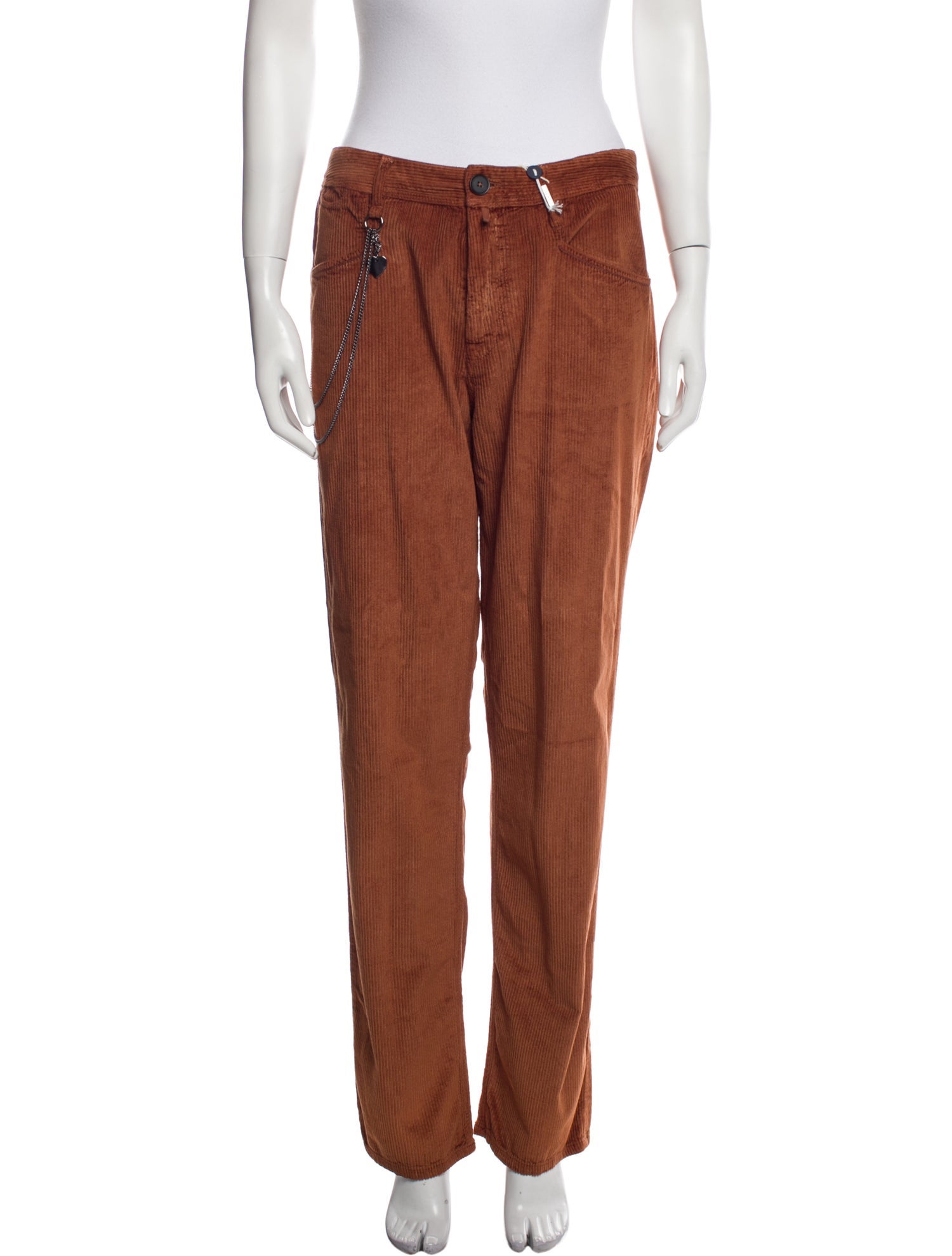 High Straight Leg Pants