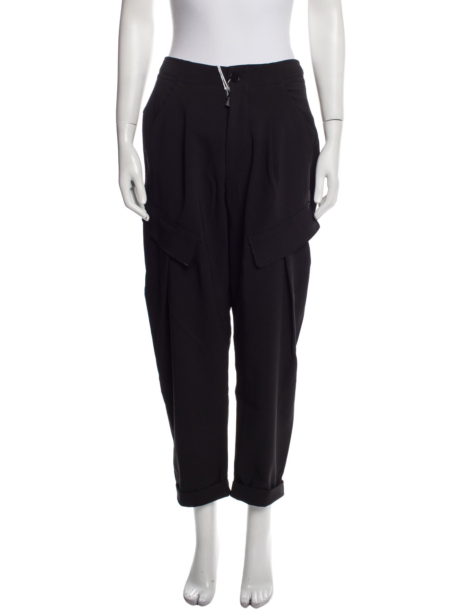 High Straight Leg Pants