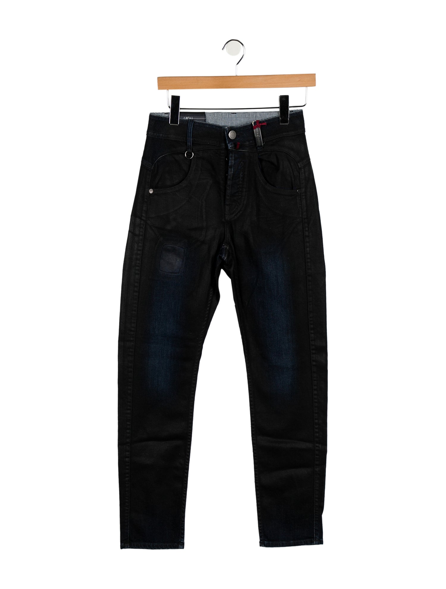 High Mid-Rise Straight Leg Jeans
