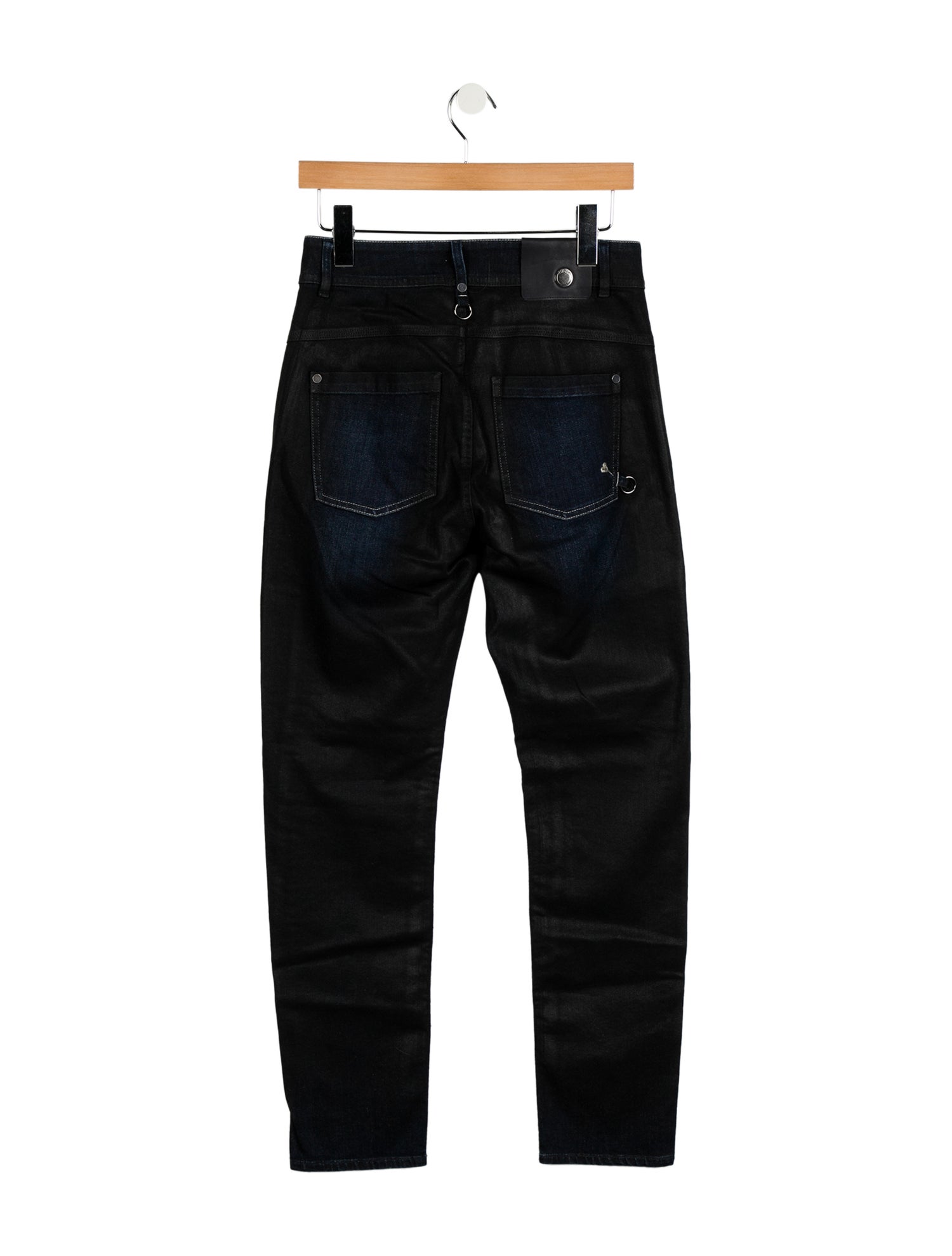 High Mid-Rise Straight Leg Jeans