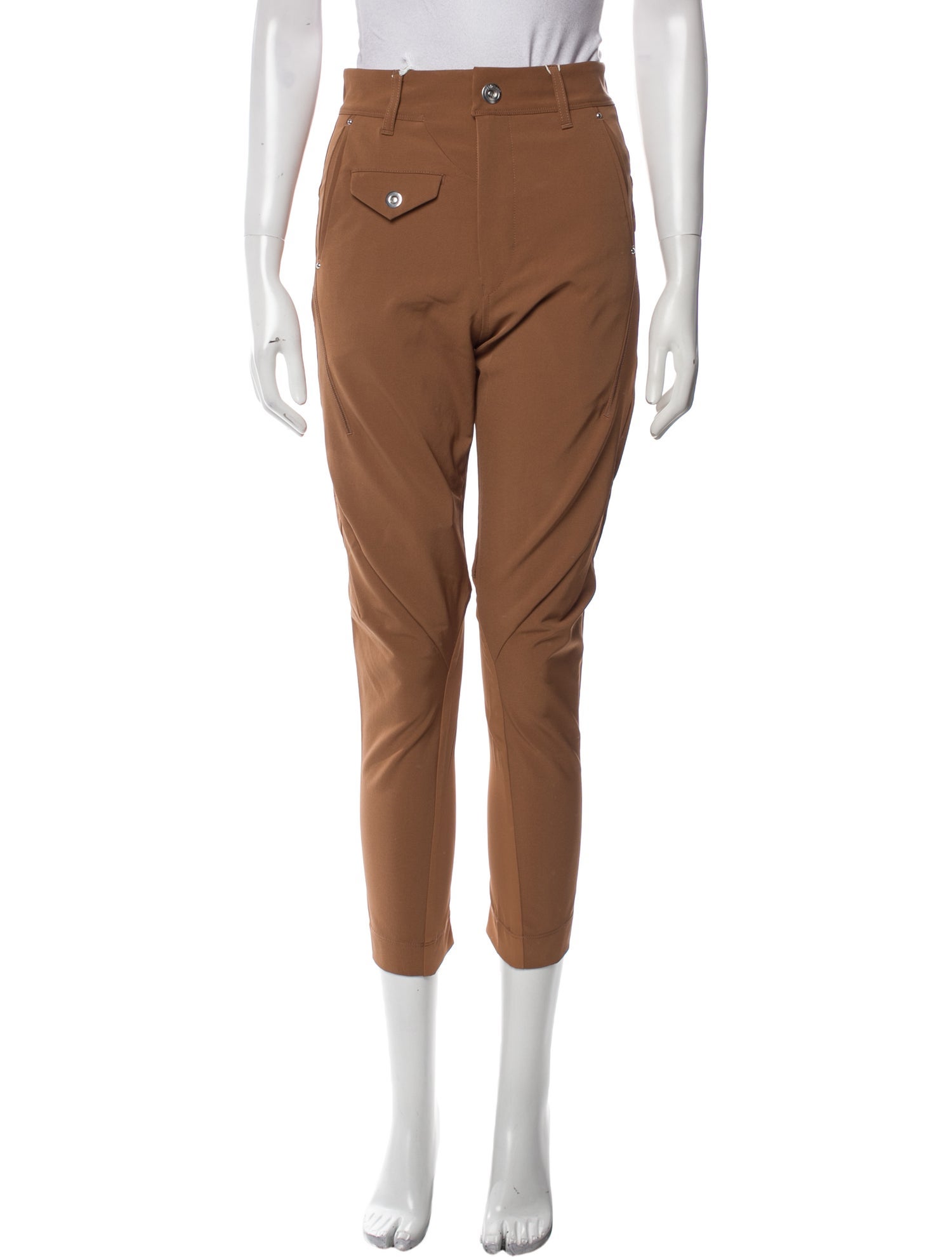 High Straight Leg Pants