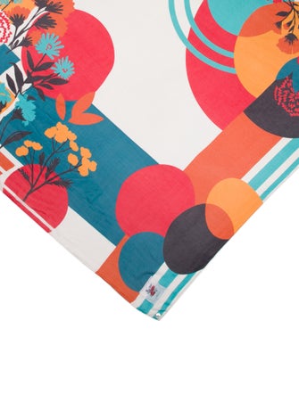 High Silk Printed Scarf