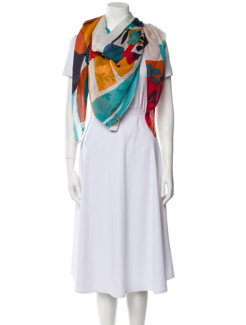 High Silk Printed Scarf