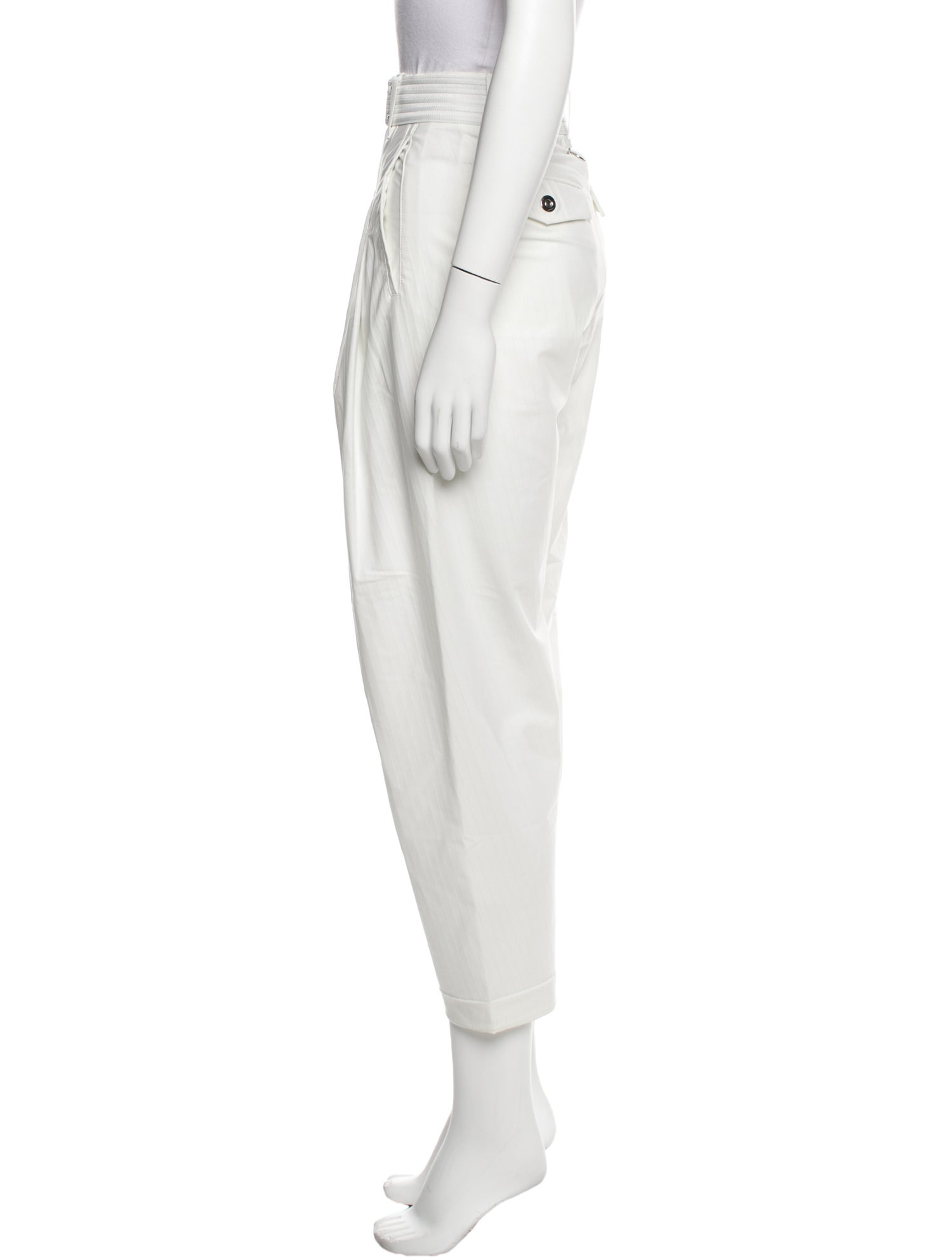 High Straight Leg Pants