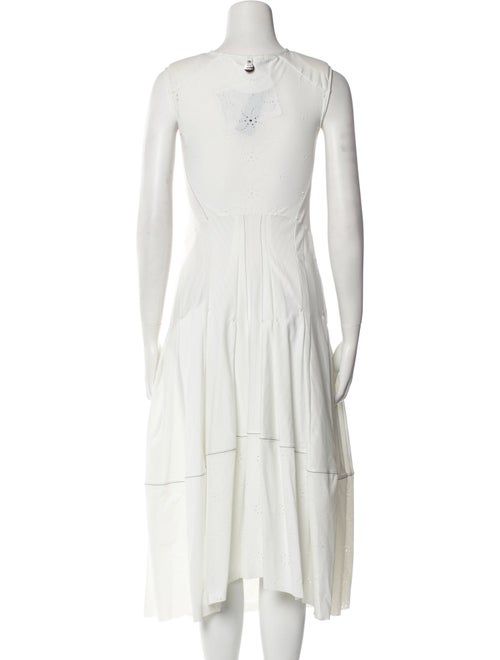 High Crew Neck Long Dress