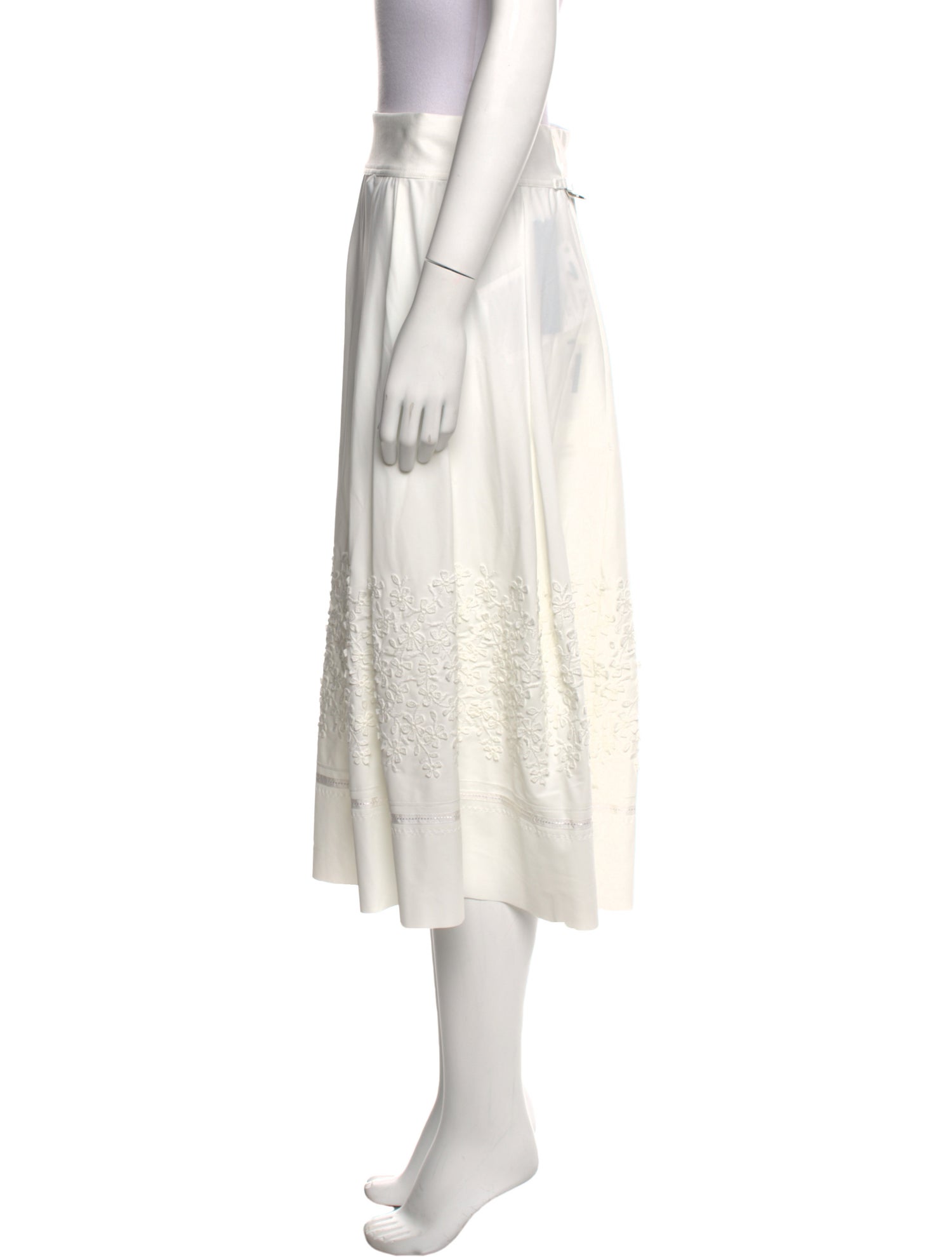 High Midi Length Skirt