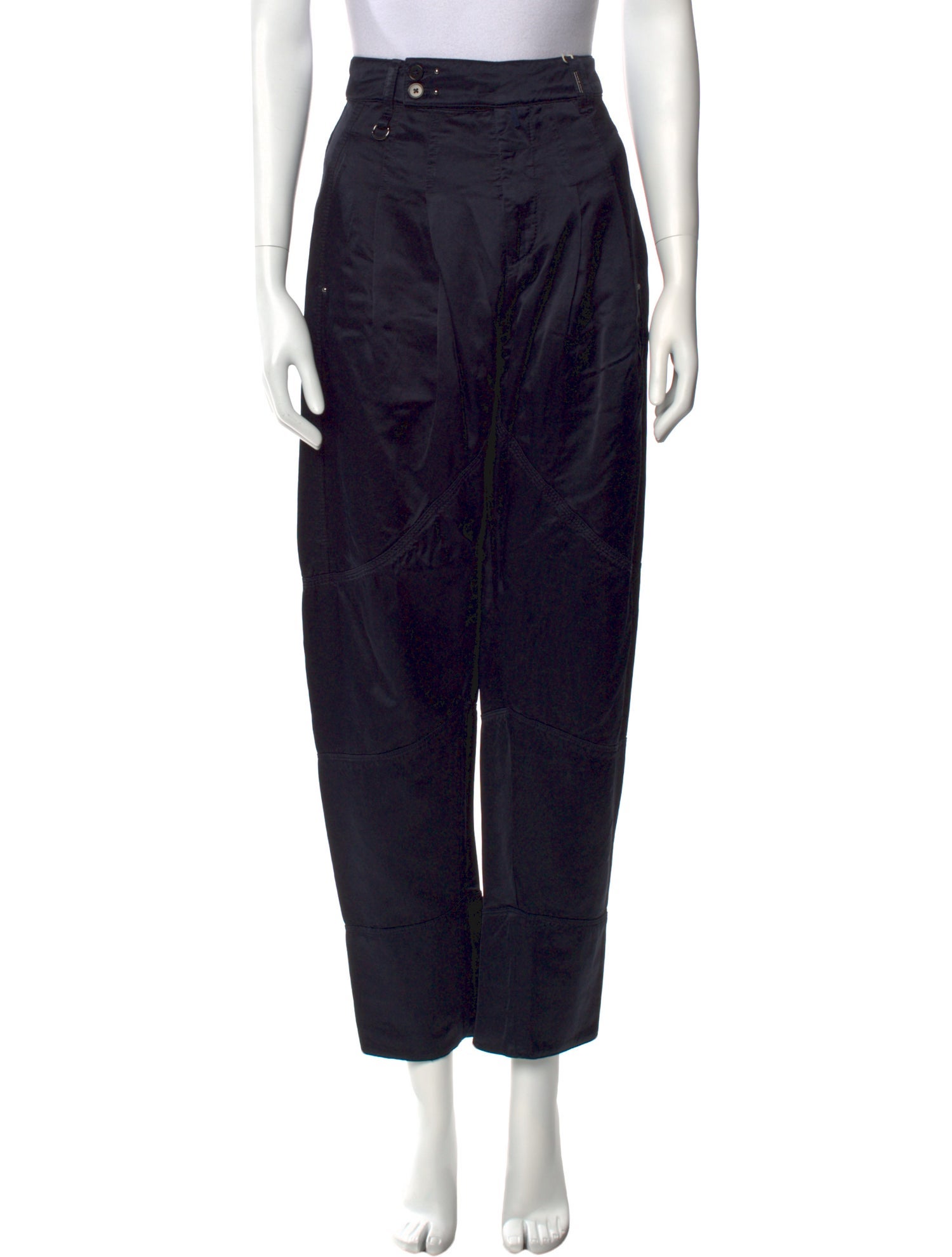 High Straight Leg Pants