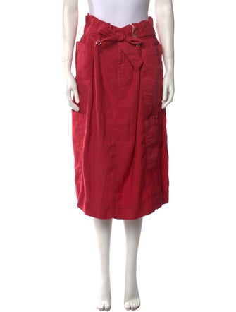 High Midi Length Skirt