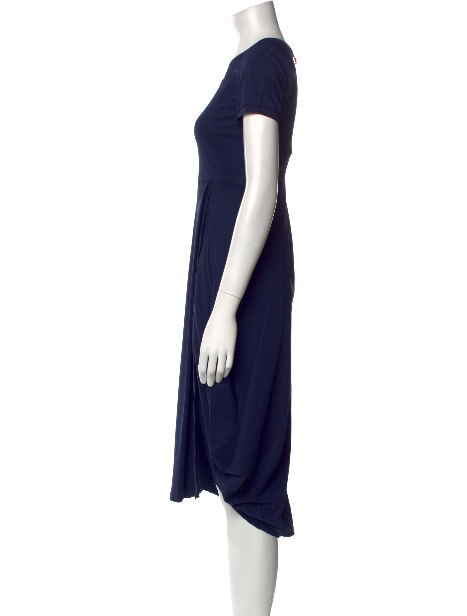 High Crew Neck Midi Length Dress w/ Tags