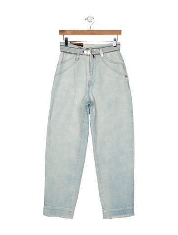 High Pants Straight Leg M