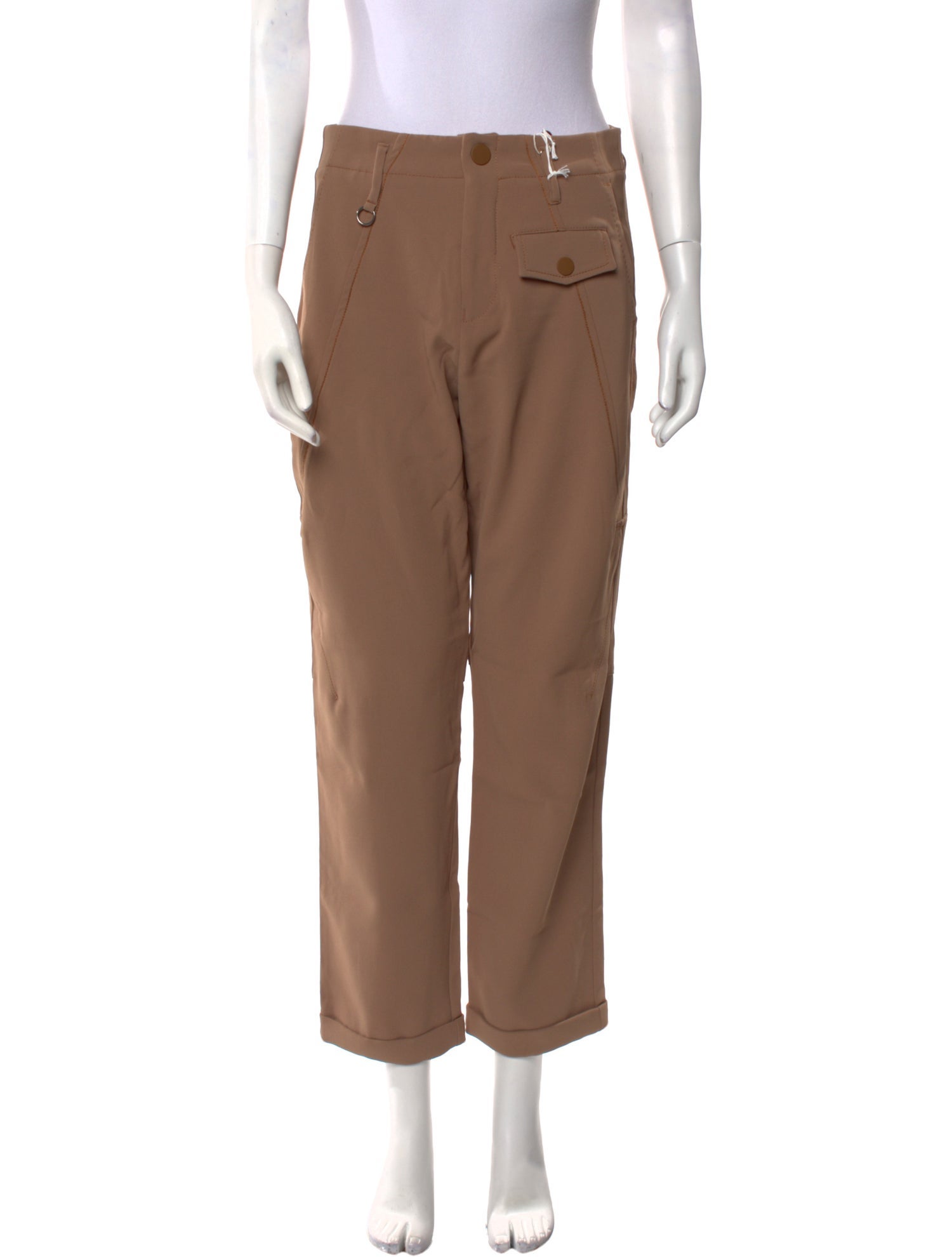 High Straight Leg Pants