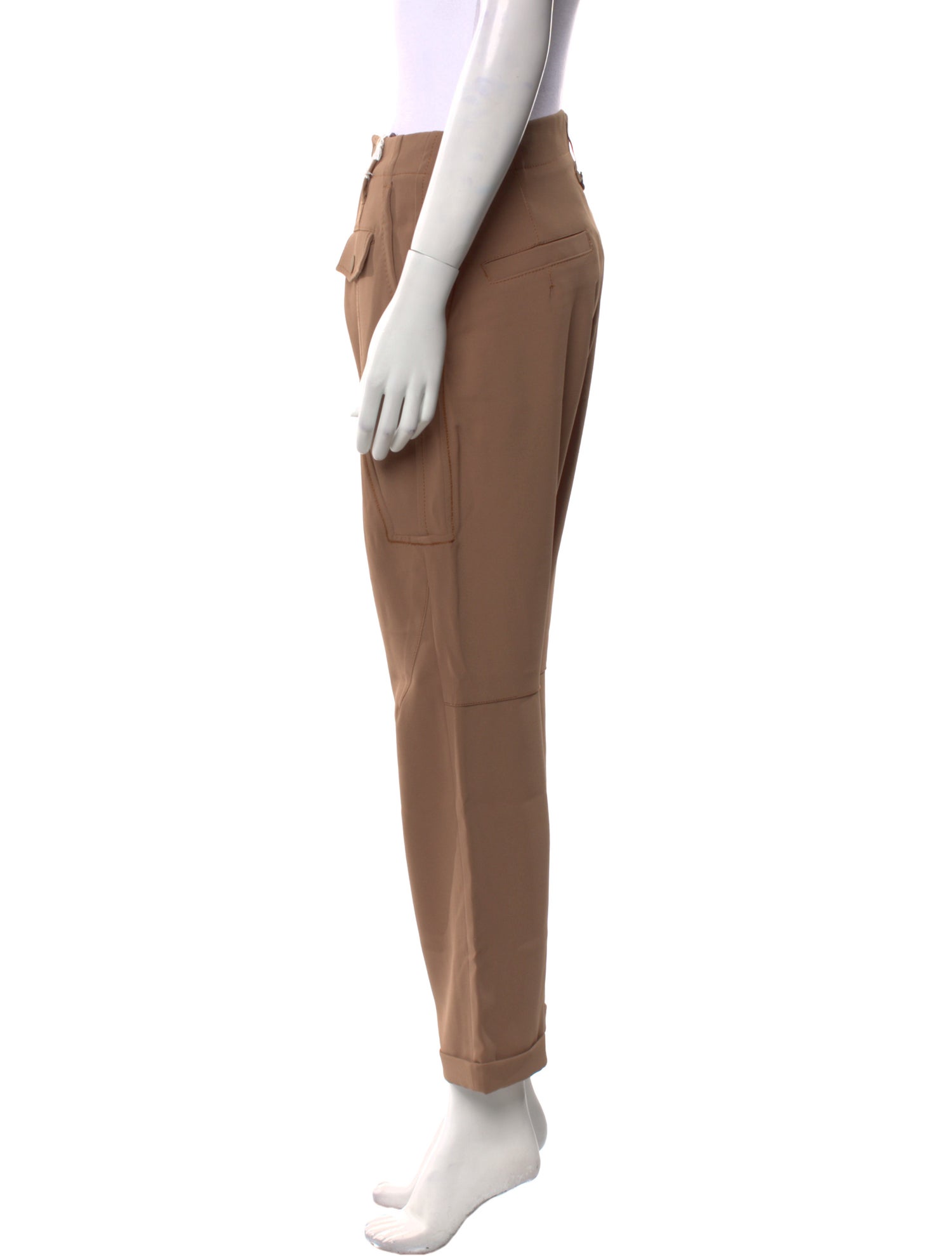 High Straight Leg Pants